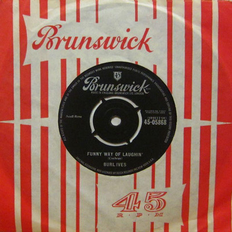 Burl Ives-Funny Way Of Laughin'-Brunswick-7" Vinyl