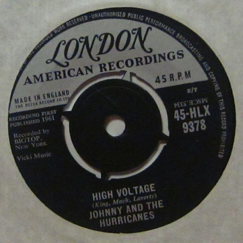 Johnny And The Hurricanes-High Voltage-London-7" Vinyl