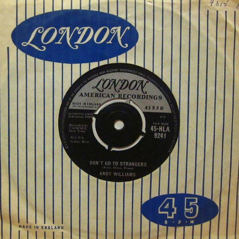 Andy Williams-Don't Go To Strangers-London-7" Vinyl