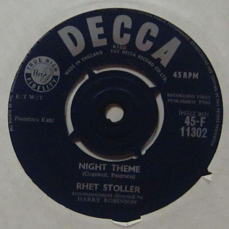 Rhet Stoller-Night Theme-Decca-7" Vinyl
