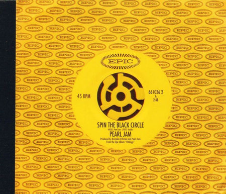 Pearl Jam-Spin The Black Circle-Epic-CD Single