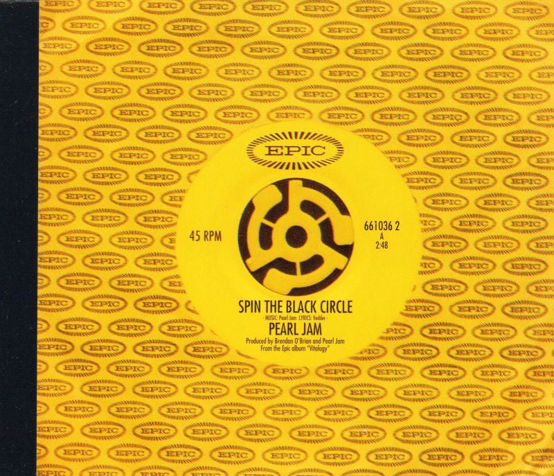 Pearl Jam-Spin The Black Circle-Epic-CD Single