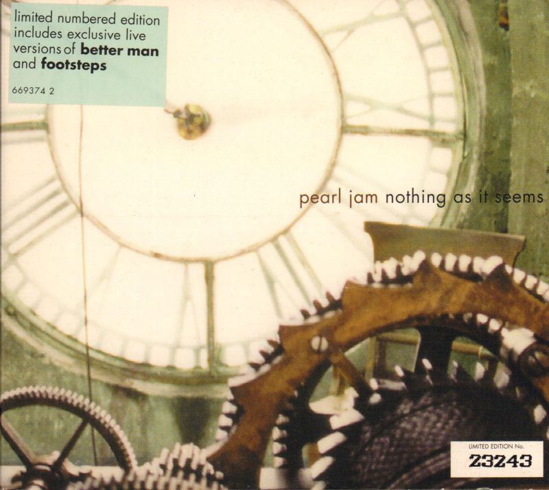 Pearl Jam-Nothing As It Seems-Epic-CD Single