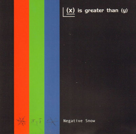 X Is Greater Than Y-Negative Snow-Fierce Panda-CD Album