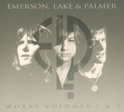 Emerson Lake & Palmer-Works Volumes 1 & 2-Sanctuary-3CD Album-New