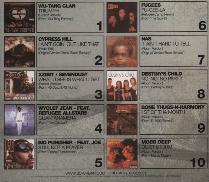 Urban Classics The Sampler-Columbia-CD Album-New