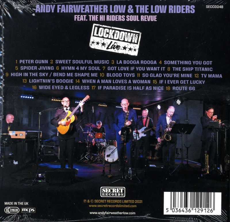 Lockdown Live-Secret-CD Album-New & Sealed