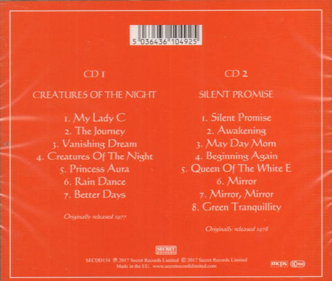 Creatures Of The Night-Secret-2CD Album-New