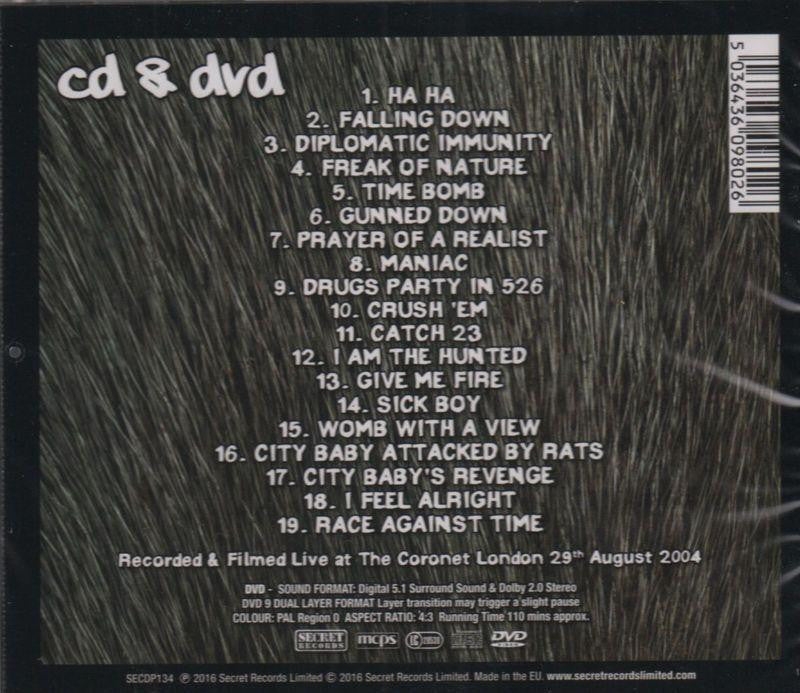City Baby Attacked By Rats-Secret-CD/DVD Album-New & Sealed