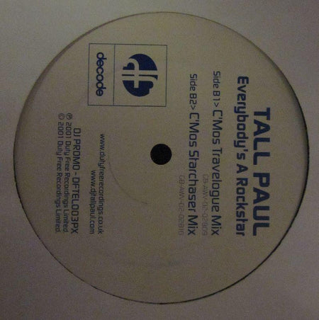Tall Paul-Everybody's A Rockstar-Decode-12" Vinyl