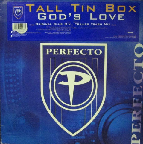 Tall Tin Box-Gods Love-Perfecto-12" Vinyl
