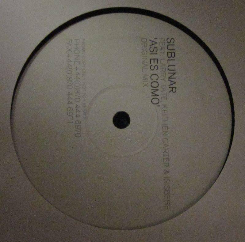 Sublunar-Asi Es Como-White Label-12" Vinyl