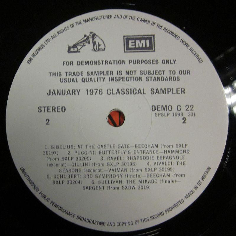 Sibelius/Puccini-January 1976 Classical Sampler-EMI-Vinyl LP