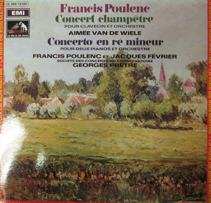 Poulenc-Concert Champetre-EMI-Vinyl LP Gatefold