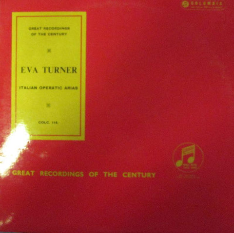 Eva Turner-Italian Operatic Arias-Columbia-Vinyl LP