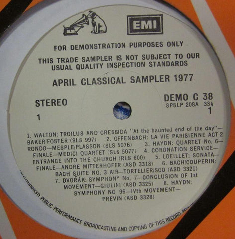 Elgar/Dvorak-April Classical Sampler 1977-EMI-Vinyl LP