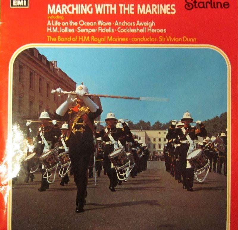 The Band Of HM Royal Marines-Marching with the Marines-EMI-Vinyl LP