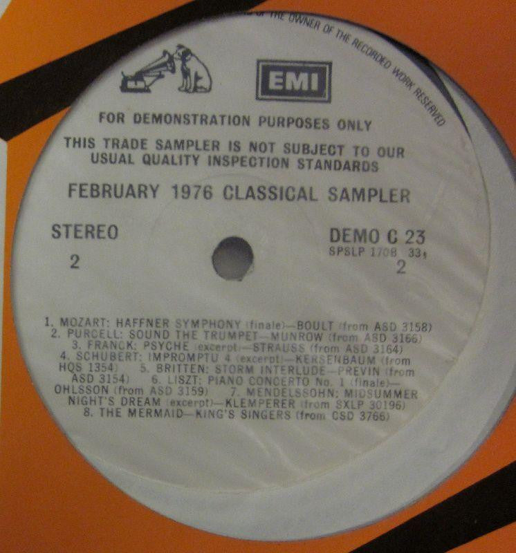 Wagner/Bach-February 1976 Classical Sampler-EMI-Vinyl LP