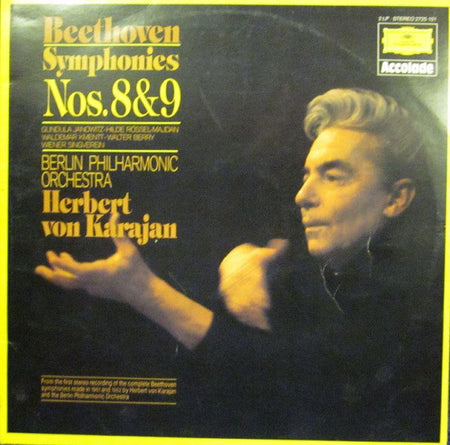 Beethoven-Symphonies Nos.8+9-Deutsche Grammophon-2x12" Vinyl LP Gatefold