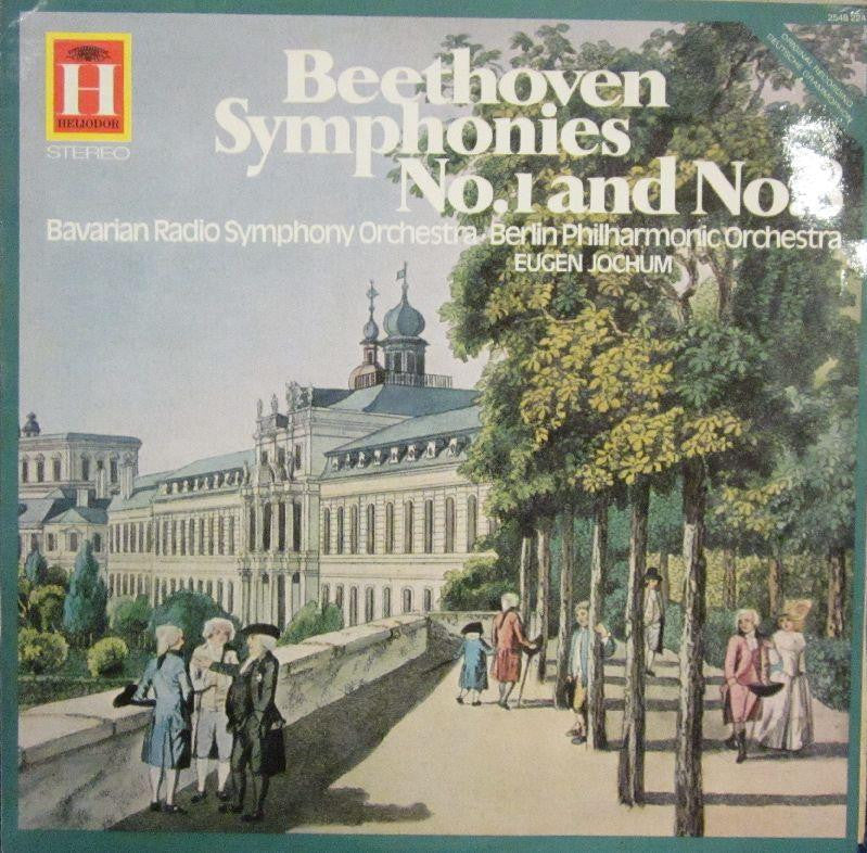 Beethoven-Symphonies No.1+8-Helidor-Vinyl LP