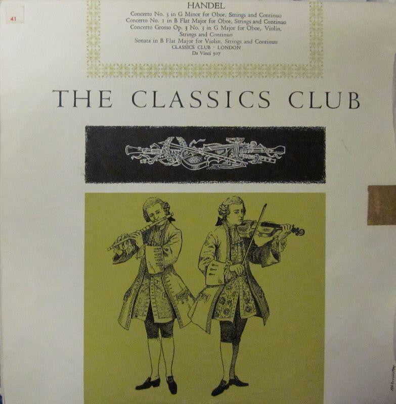 Handel/Minchinton-Concerto 1/3-The Classics Club-10" Vinyl