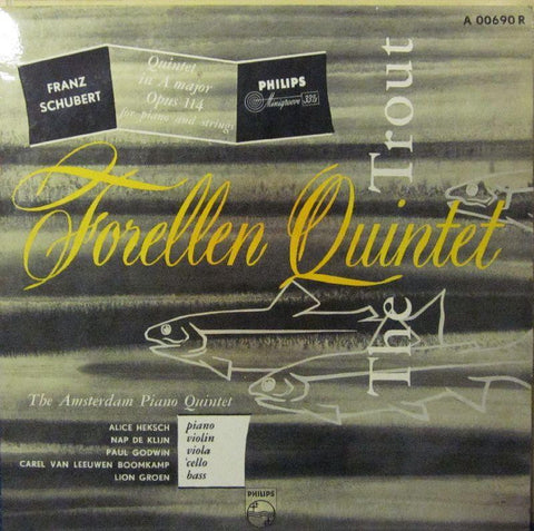 Schubert/Forellen Quintet-The Trout-Philips-10" Vinyl