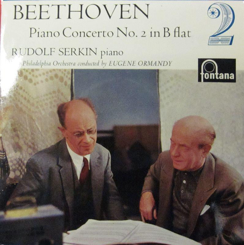 Beethoven/Ormandy-Piano Concerto 2 B Flat-Fontana-10" Vinyl