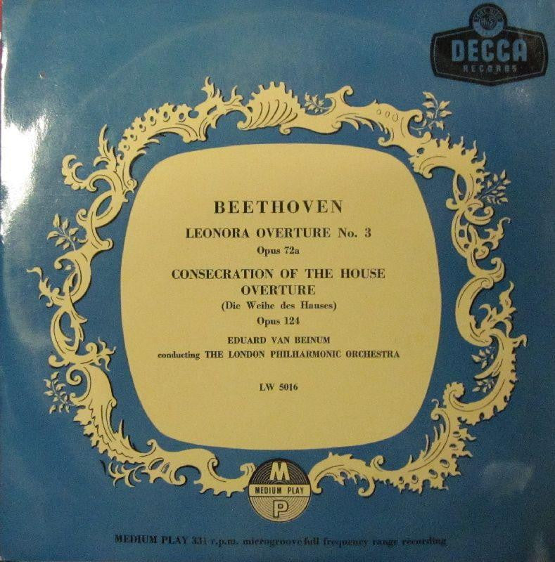 Beethoven-Leonora Overture 3-Decca-10" Vinyl