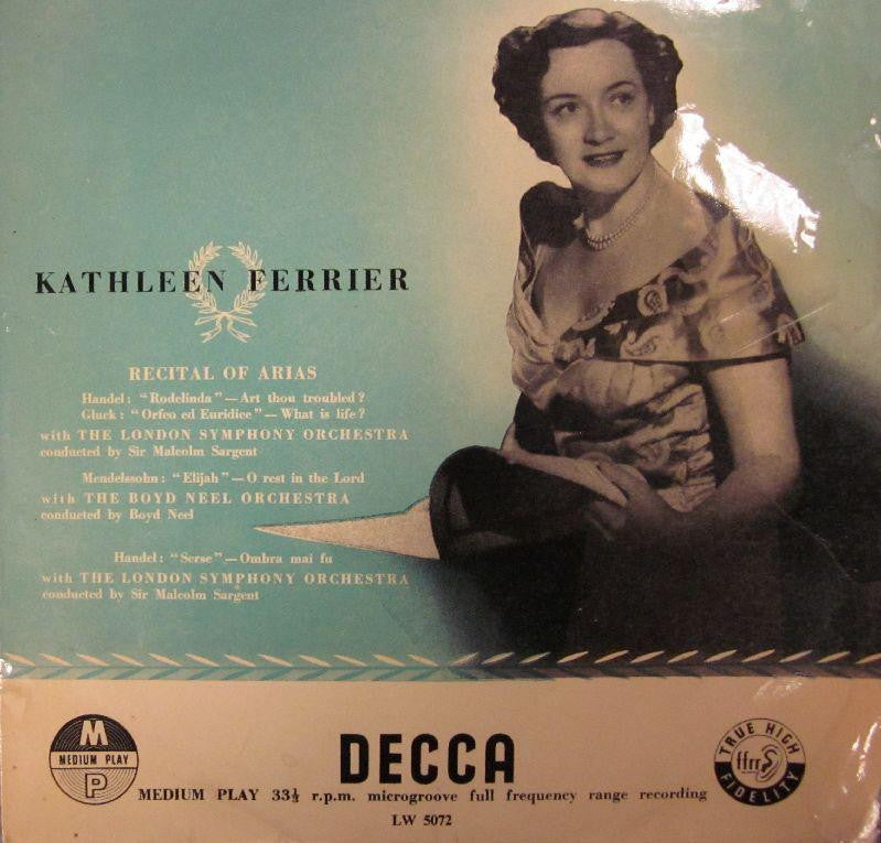 Kathleen Ferrier-Recital of Arias-Decca-10" Vinyl