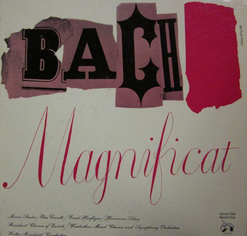 Bach/Reinhart-Magnificat D Major-Concert Hall-10" Vinyl