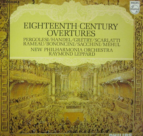 Pergolesi/Handel-Eighteenth-Century Overtures-Philips-Vinyl LP