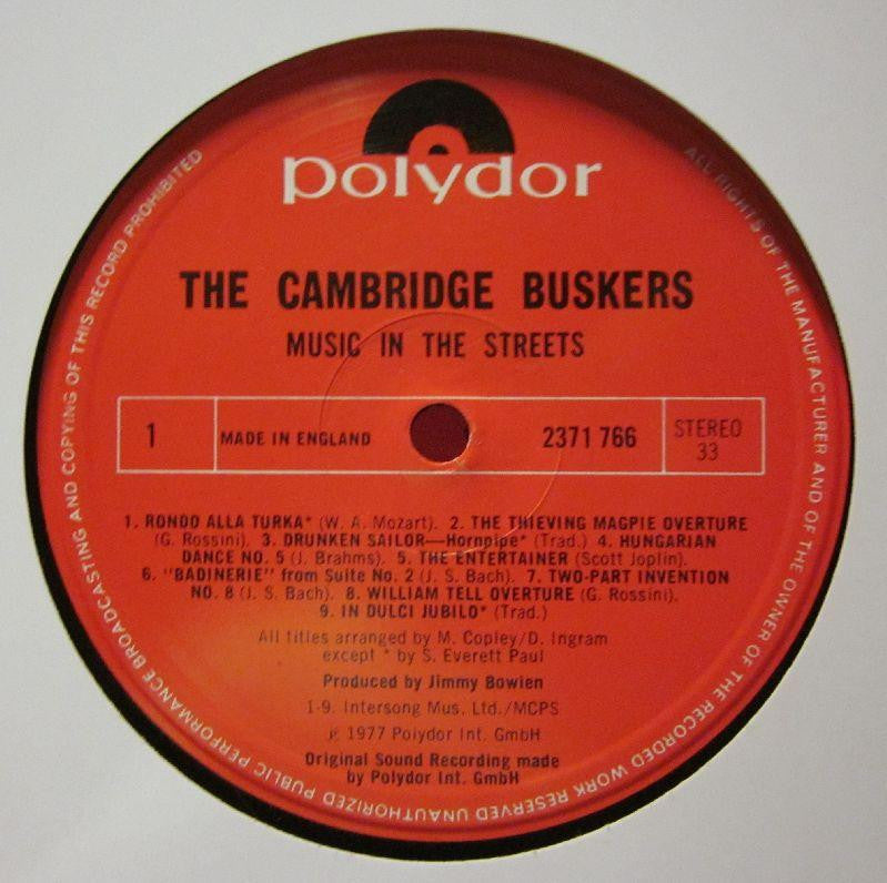 The Cambridge Buskers-Music In The Streets-Polydor-Vinyl LP
