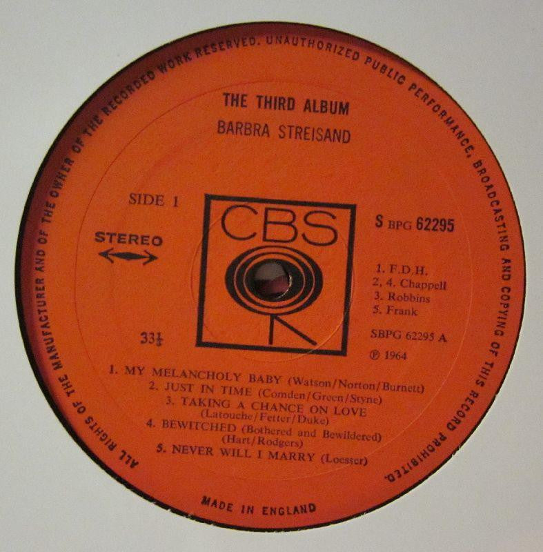 Barbra Streisand-The Third Album-CBS-Vinyl LP