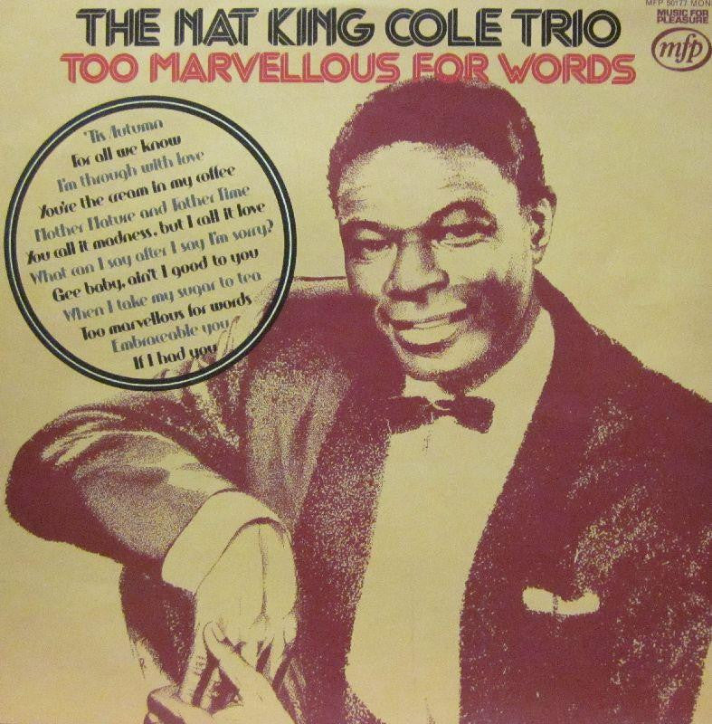 Nat King Cole-Too Marvellous For Words-MFP-Vinyl LP