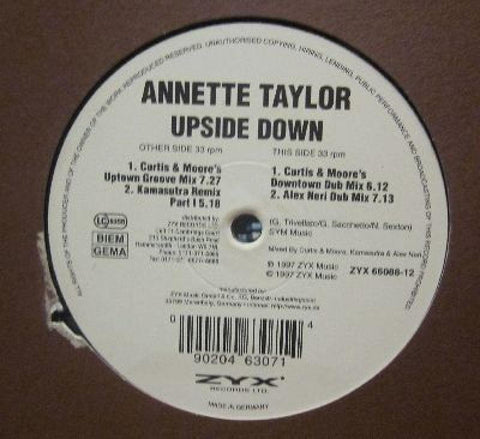 Annette Taylor-Upside Down-ZYX-12" Vinyl