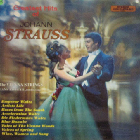 Johann Strauss-Greatest Hits-Stereo Gold Award-Vinyl LP