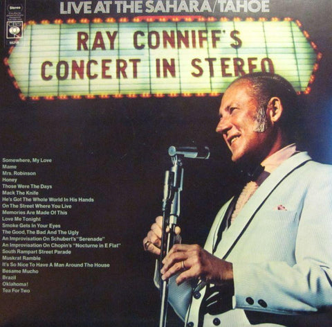Ray Conniff & The Singers-Live At The Sahara-CBS-2x12" Vinyl LP Gatefold
