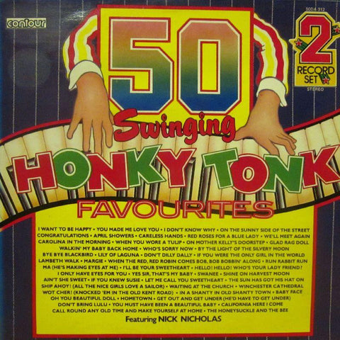 Nick Nicholas-50 Swinging Honky Tonk Favourites-Contour-2x12" Vinyl LP Gatefold