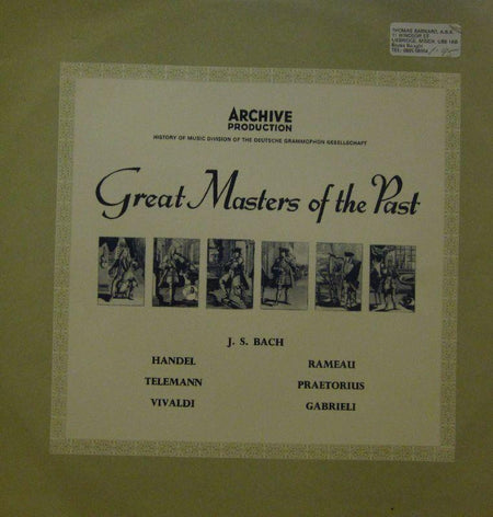 Various Classical-Great Masters Of The Past-Archive-Vinyl LP