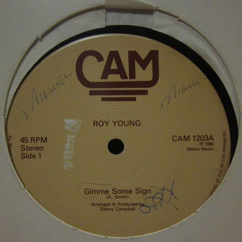 Roy Young-Gimme Some Sign-CAM-12" Vinyl