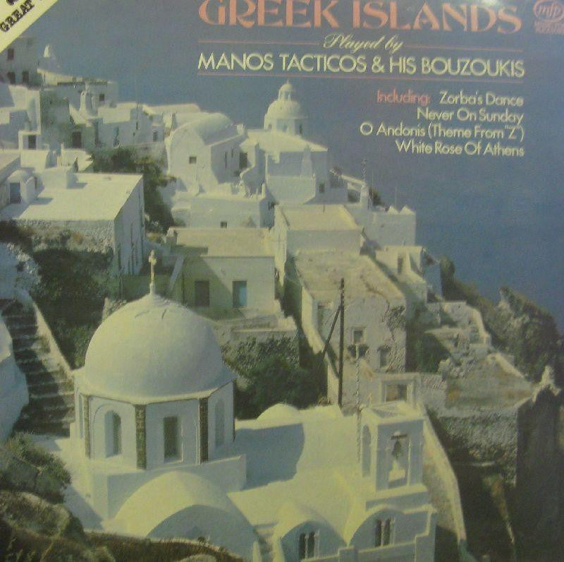 Manos Tacticos & His Bouzoukis-Music From The Greek Islands-MFP-2x12" Vinyl LP
