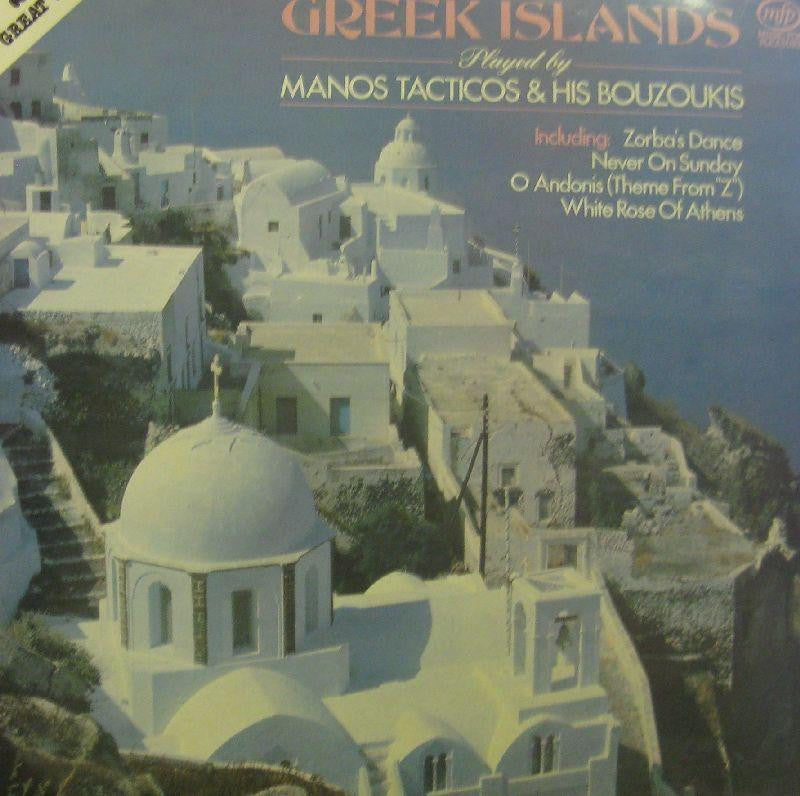 Manos Tacticos & His Bouzoukis-Music From The Greek Islands-MFP-2x12" Vinyl LP