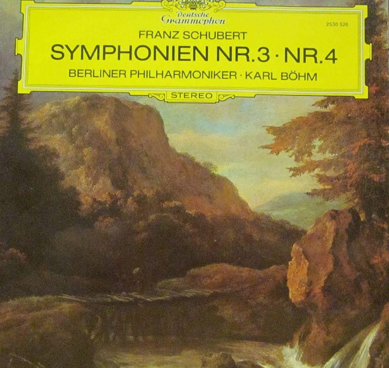 Schubert-Symphonien Nr.3, Nr.4-Deutsche Grammophon-Vinyl LP