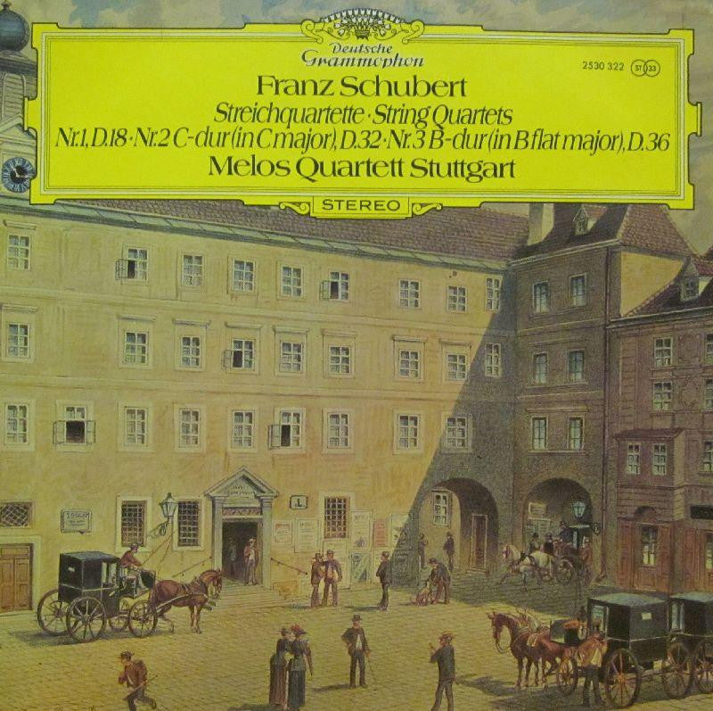 Schubert-Streichquartette Nr.1-3-Deutsche Grammophon-Vinyl LP