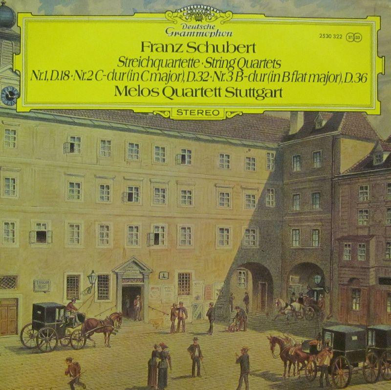 Schubert-Streichquartette Nr.1-3-Deutsche Grammophon-Vinyl LP
