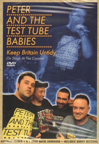 Peter And The Test Tube Babies-Keep Britain Untidy-Secret-DVD