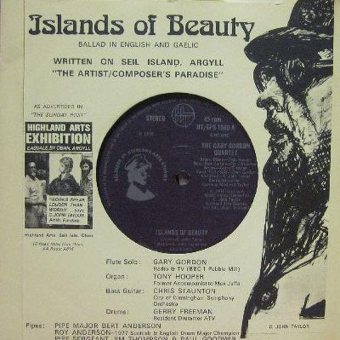 The Gary Gordon Quartet-Islands of Beauty-Hollick & Taylor-7" Vinyl