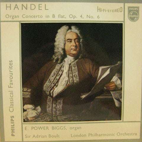 Handel-Organ Concerto In B Flat-Philips-7" Vinyl