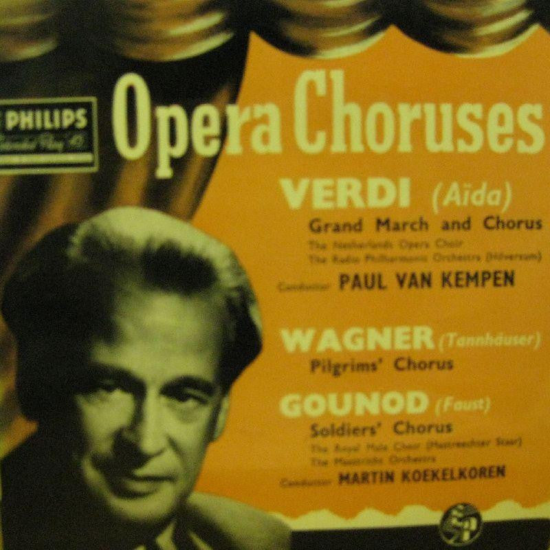 Verdi/Wagner/Gounod-Opera Choruses-Philips-7" Vinyl