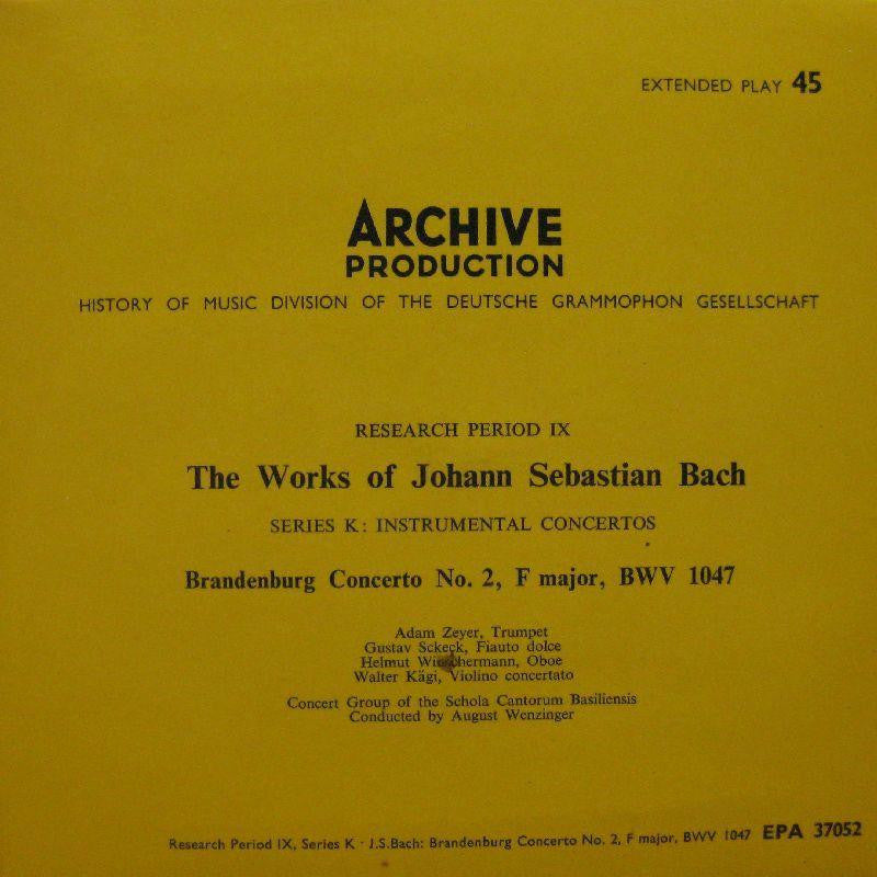 Bach-Brandenburg Concertos No.3-Archive-7" Vinyl